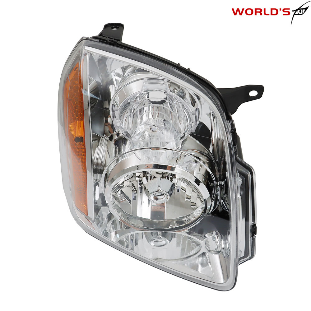 For 2007-2014 GMC Yukon Denali XL1500 2500 Left+Right Amber Headlamp Headlight