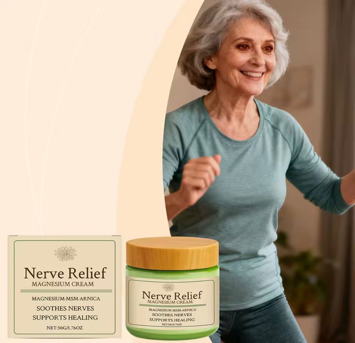 Total Relief Magnesium Cream, Nerve Relief Magnesium Cream