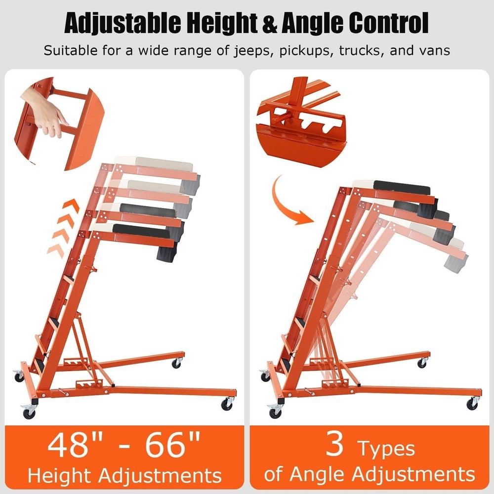 Automotive Engine Creeper 400LBS Collapsible Creeper with Adjustable Height