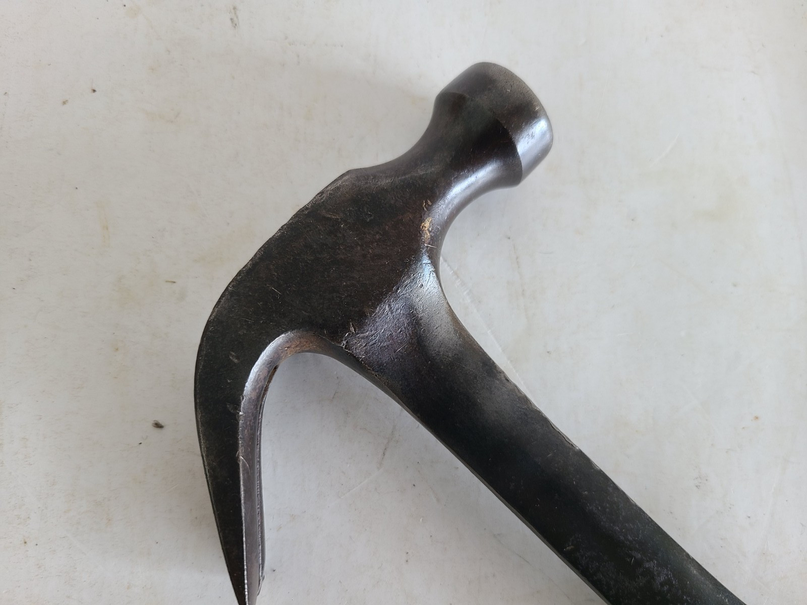 Estwing Curved Claw Hammer 16 oz Stacked Leather Handle 12 3/8" Vintage USA Made