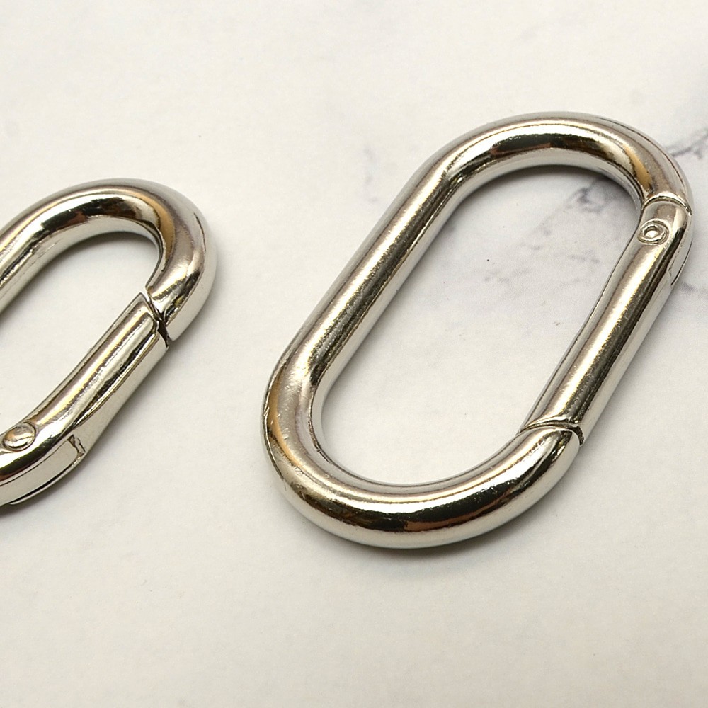 Open Oval Ring Two Size Key Ring Making Sub-materials Leather craft tools