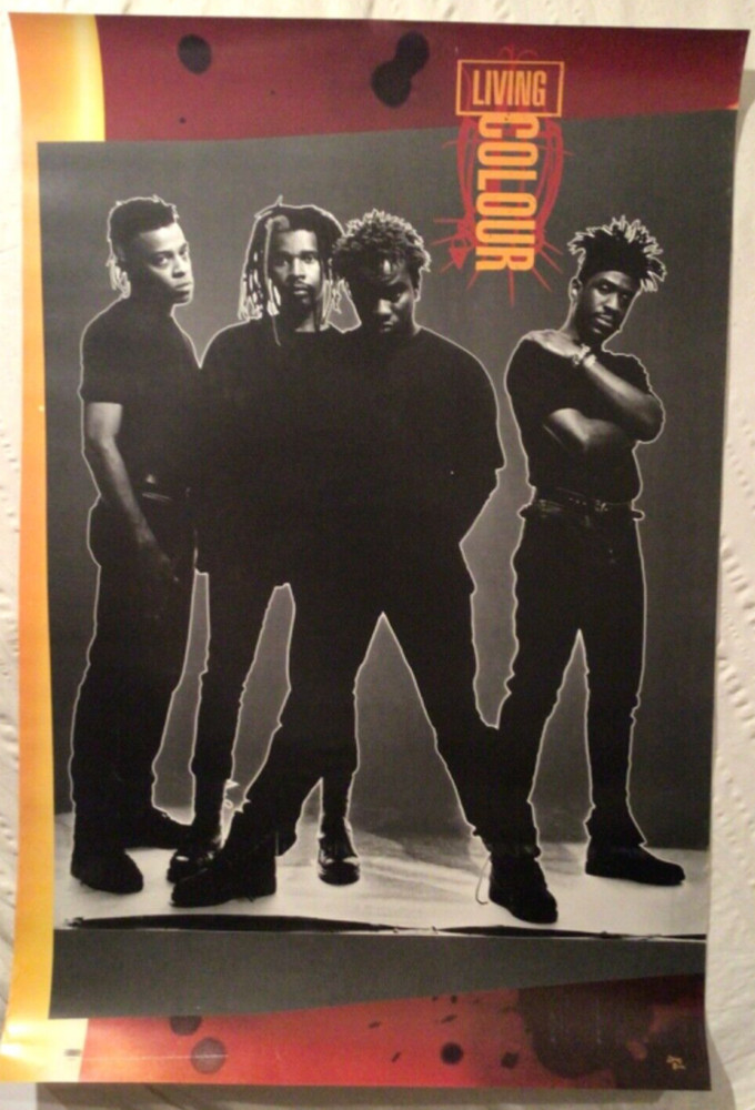 Living Colour 1993 Promo Poster New Condition