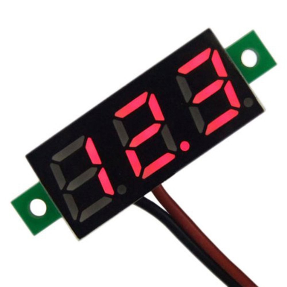 Two-wire Digital Voltage Meter Dc LED Display Bright Red Voltmeter