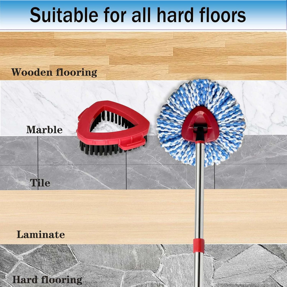 Spin Mop Replace Heads for O Cedar Rinse Clean 2 Tank System, Spin Mop Replaceme