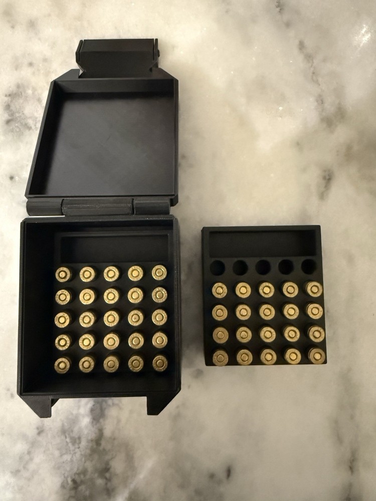 Ammo Case For 9MM 50 Rounds 3d Printed