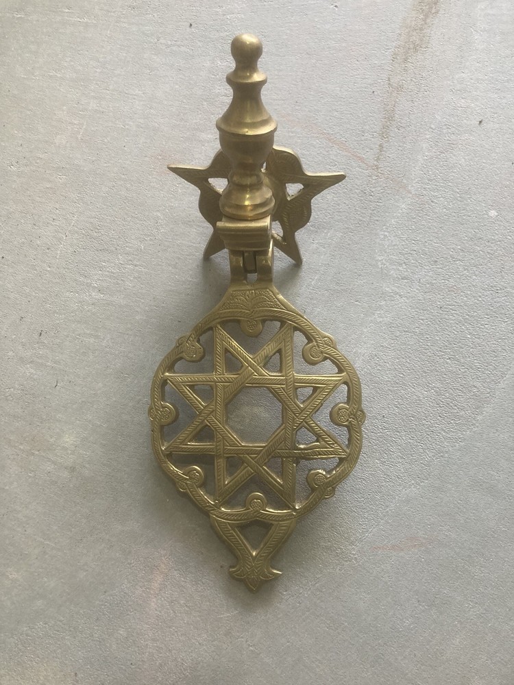 Vintage Brass Moroccan Door Knocker