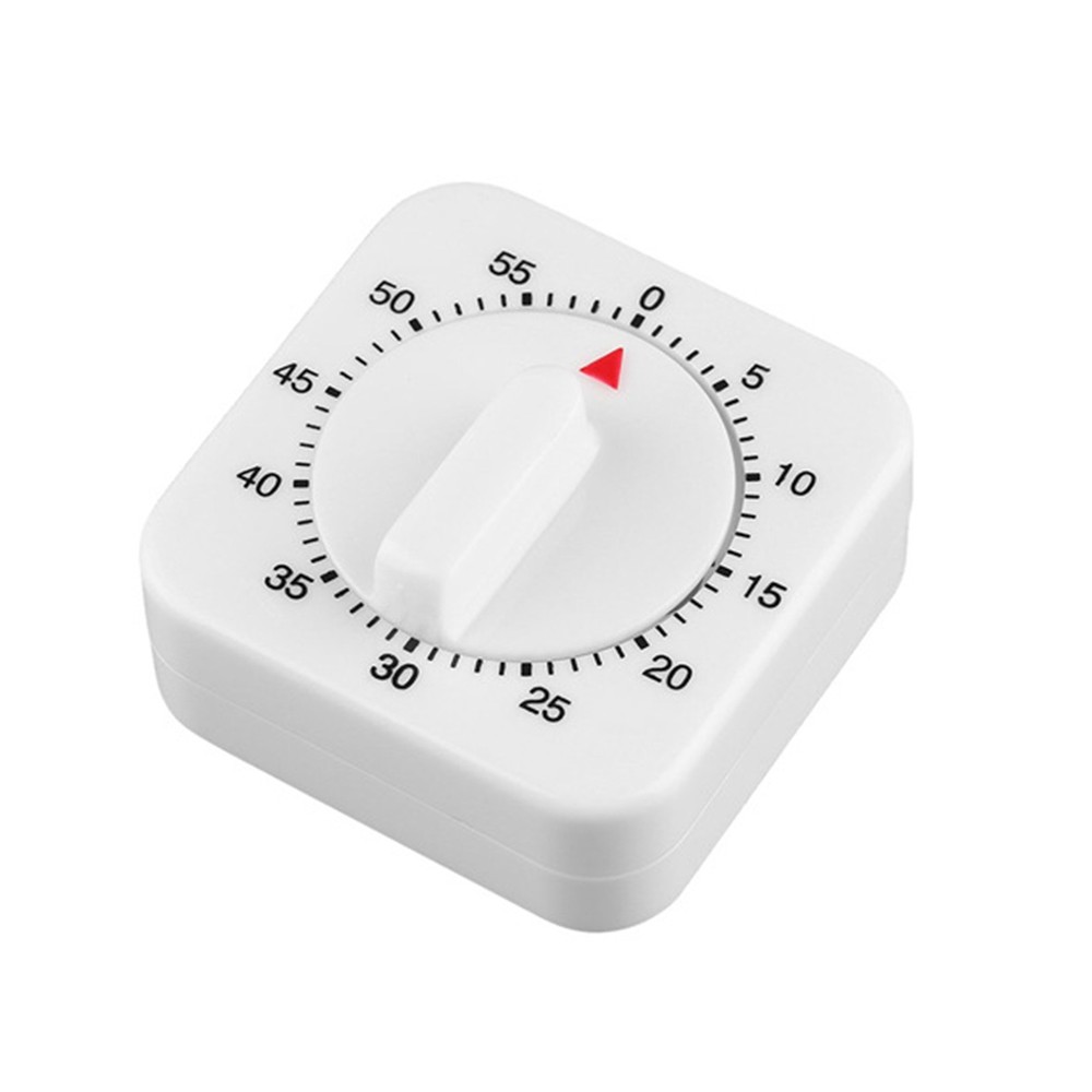 60 Minutes Timing Range Square Mechanical Timer Kitchen Cooking Alarm Tool b