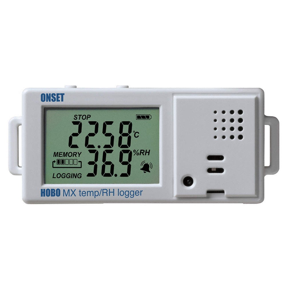 HOBO MX1101 Data Logger,Temp/Humidity,Bluetooth 38AX83