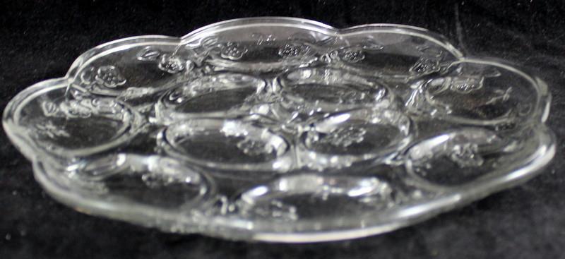 Anchor Hocking Savannah Clear Deviled Egg Platter