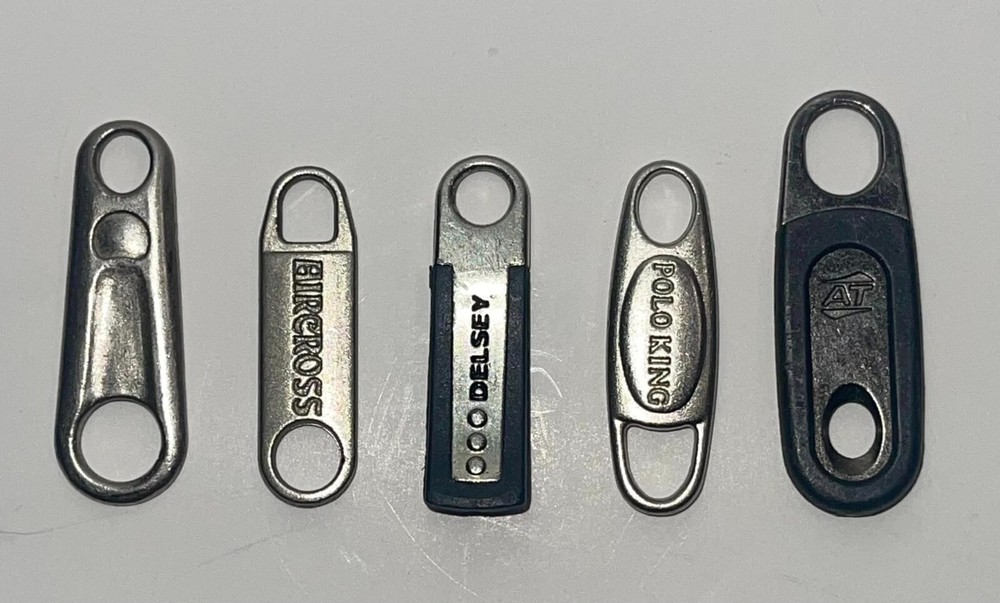 Lot of (5) Luggage Replacement Zipper Pulls