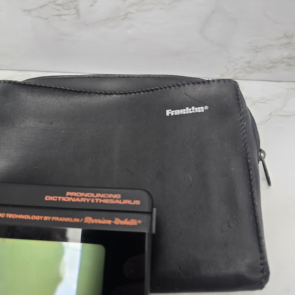 Franklin Language Master LM5000 Black Talking Pronouncing Dictionary Thesaurus