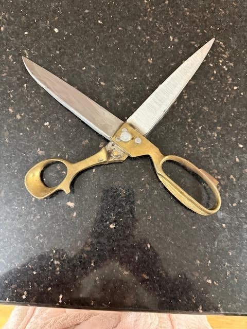 12 inch Tailor Scissors INDIA BRASS HANDLE