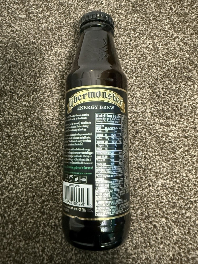 Monster Energy Ubermonster Sealed Unopened