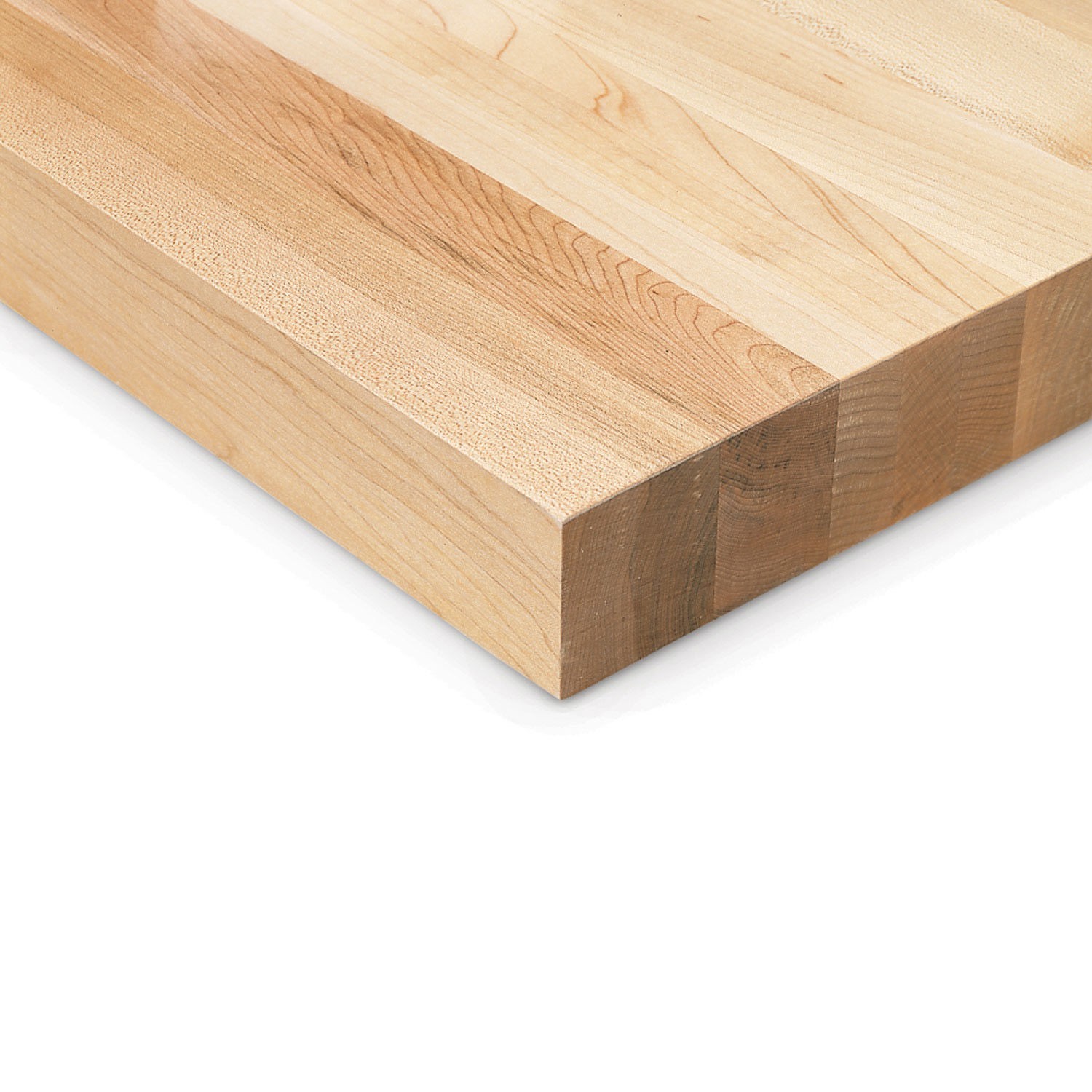 1-3/4" Butcher Block Maple Top 120"W x 36"D Square Edge