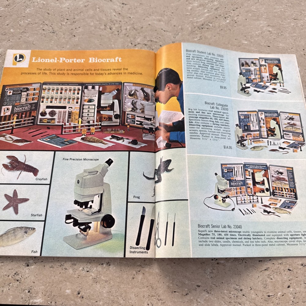 1962 Lionel Railroad Train Catalog Original VGC