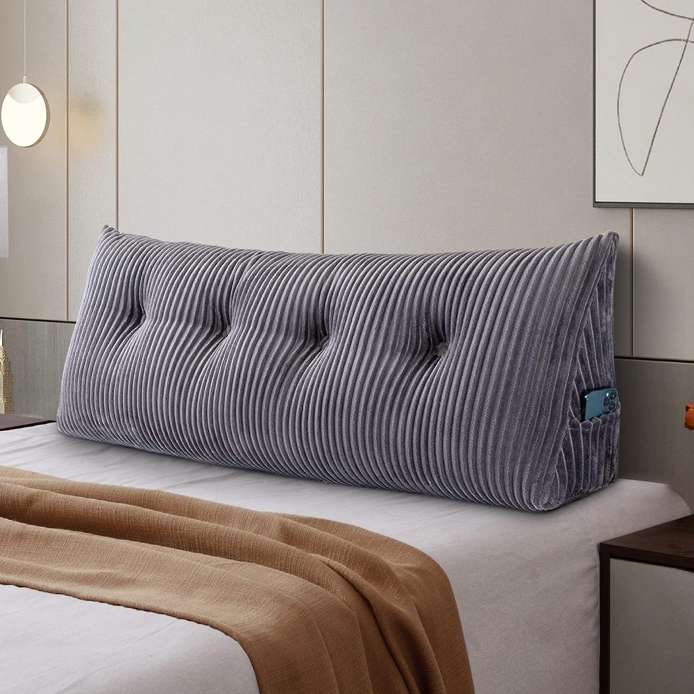 Large Headboard Wedge Pillow Bed Rest Reading Support Full Size