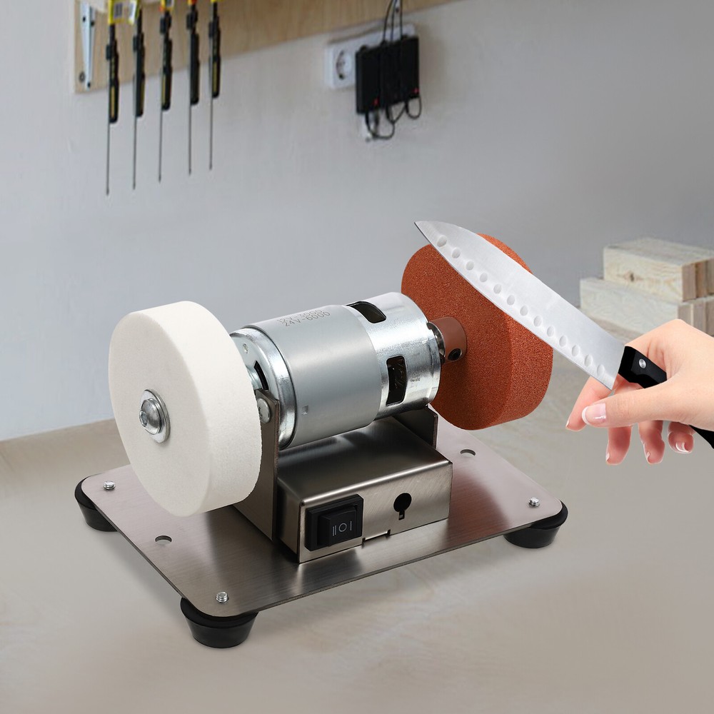Electric Benchtop Grind Sander with Adjustable Speed for Precise Grinding