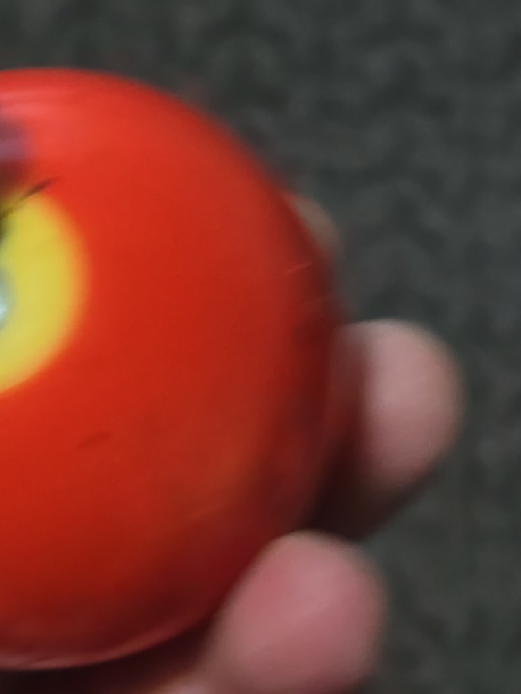 🎱Vintage Replacement Belgian(#3) Pool Ball~Billiards Solid Red Ball 2"