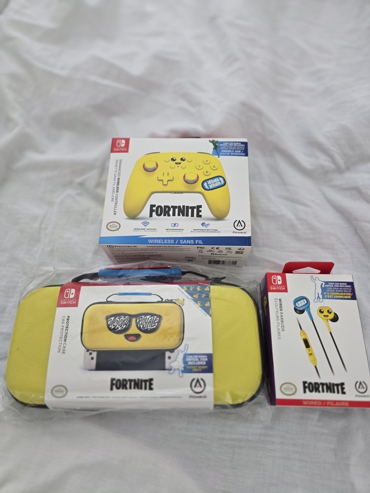 PowerA Fortnite Peely Accessories Pack  Nintendo Switch