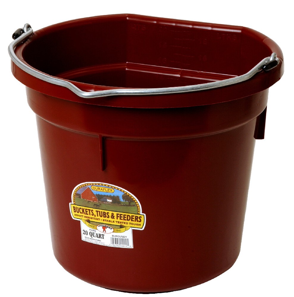 Little Giant 20 Quart Flat Back Bucket