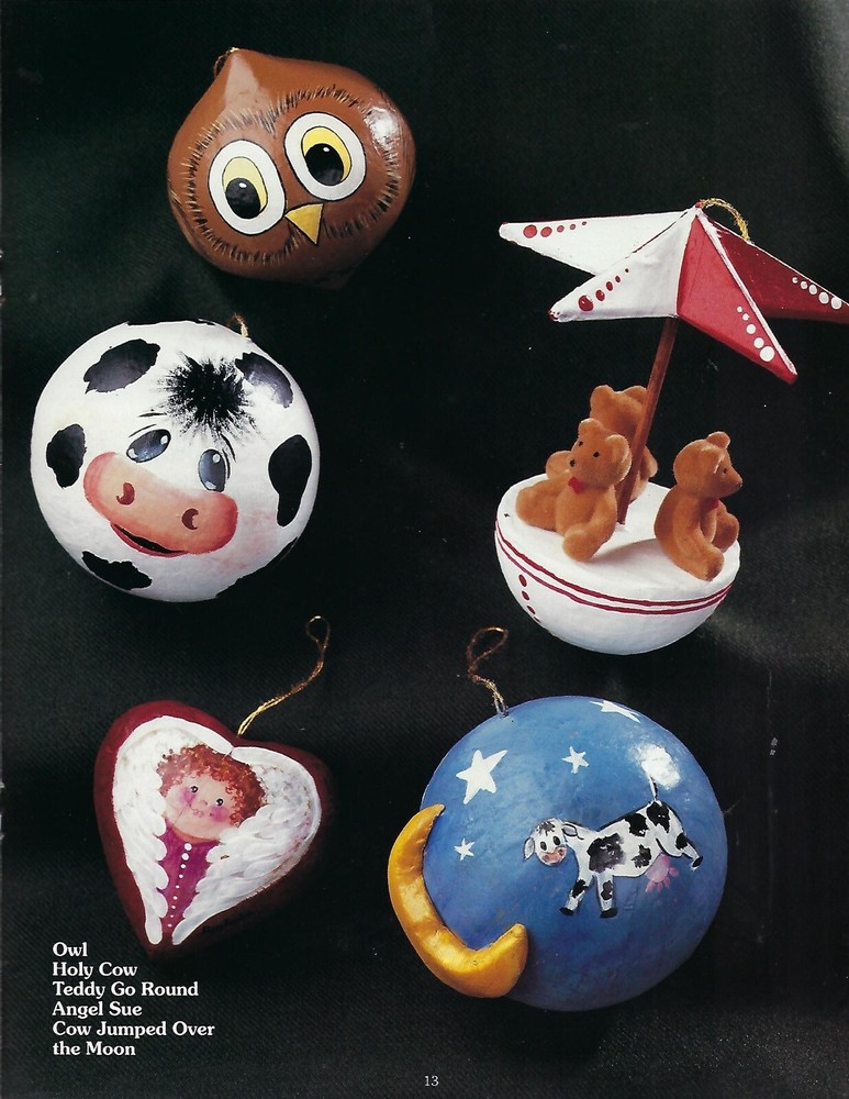 Mini Papier Mache Ornaments Decorative Painting Patterns Craft Projects Book