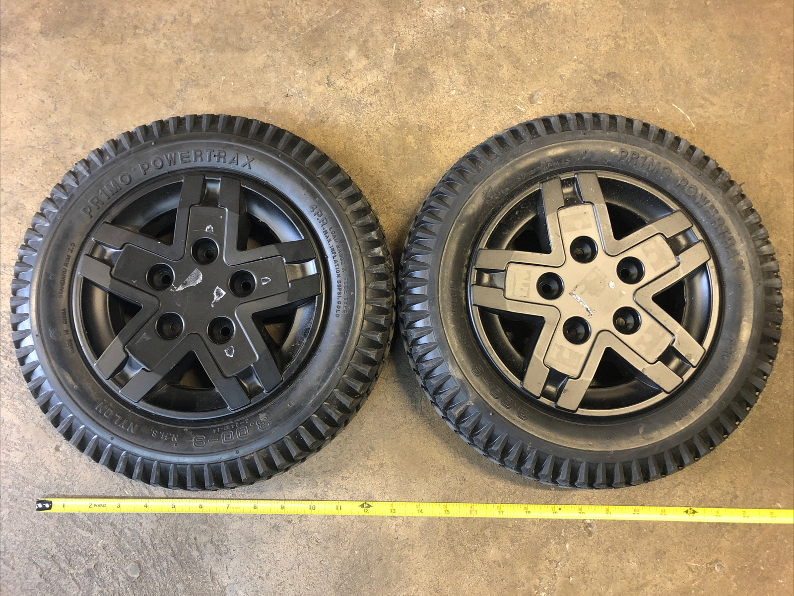 Quantum Q6 Edge 2.0 wheelchair jazzy drive tires & wheels Pr1mo 3.00x8 pride