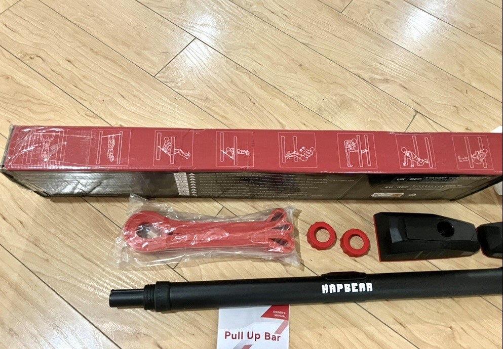 Pull Up Bar Doorway Chin Up Bar No Screws Door Frame Exercise Pullup Hapbear