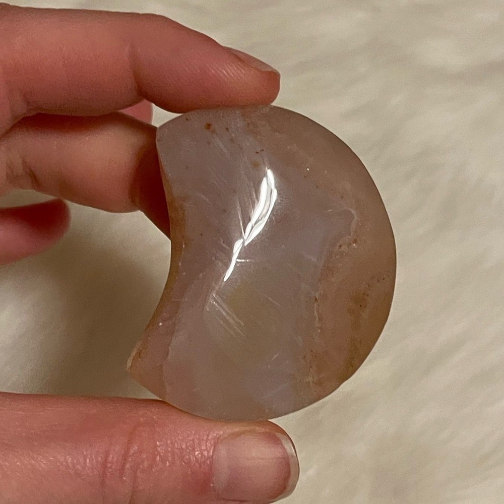 Flower Agate Moon