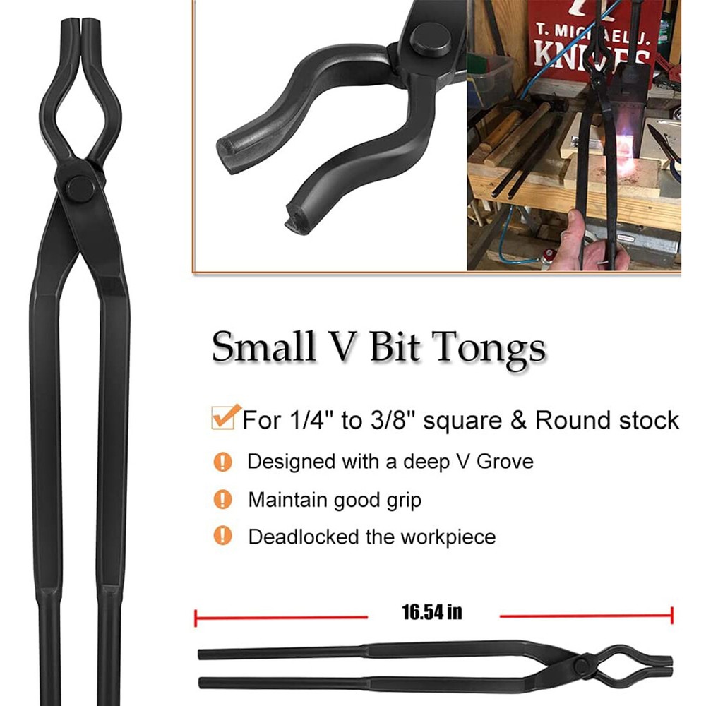 Blacksmith Tongs Expert Replacement Tongs Blacksmith Starter Tools Hook Jig Tool