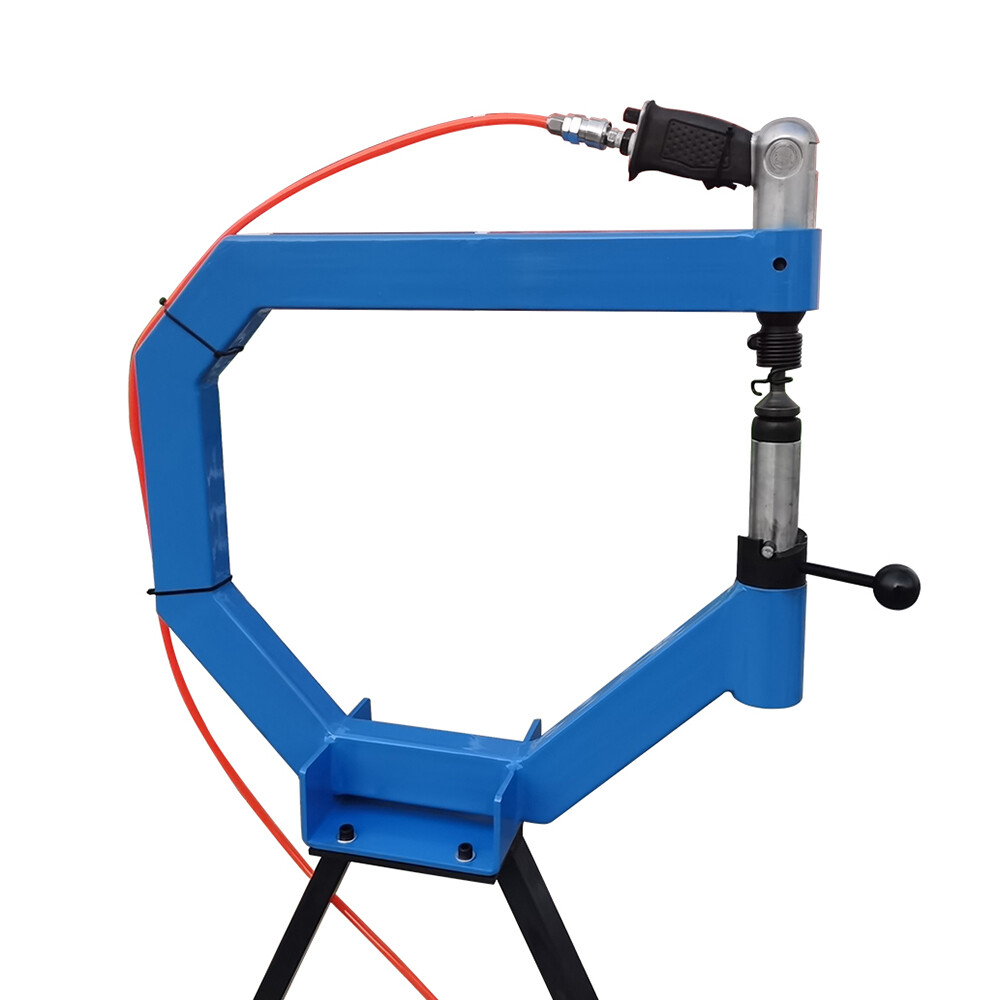 Industrial Pneumatic Planishing Hammer with Stand, Pedal & 1-3" Anvils