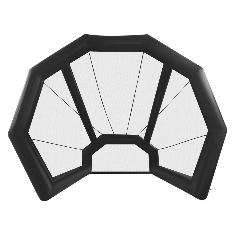 Golf Practice Swing Simulator Net Cage Inflatable Golf Practice Net Cage& Blower