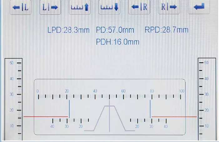 7" Touch Screen Optic Auto Lensmeter Lensometer PD+UV /w Thermal Printer AL-E35