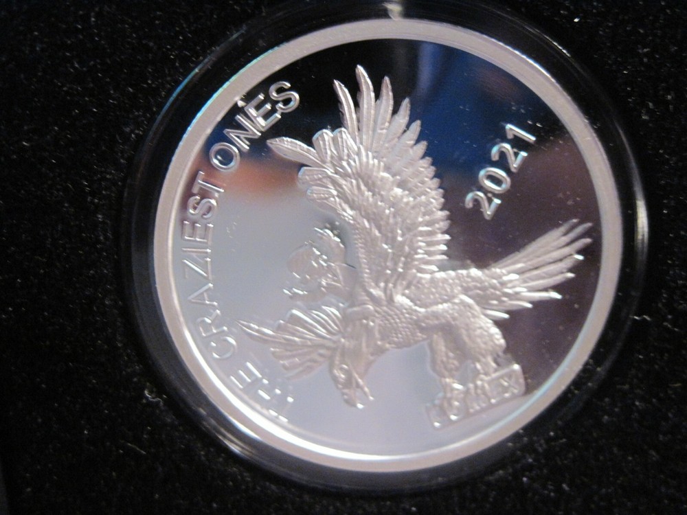 2021 THE CRAZIEST ONES PROOF SILVER SHIELD