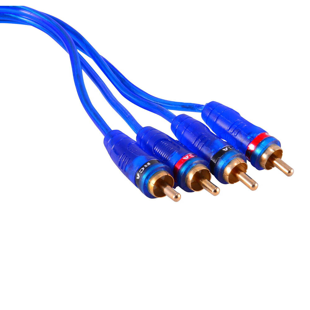4-Channel RCA Audio Noise Filter Suppressor Ground Loop Isolator Car Stereo 2pcs