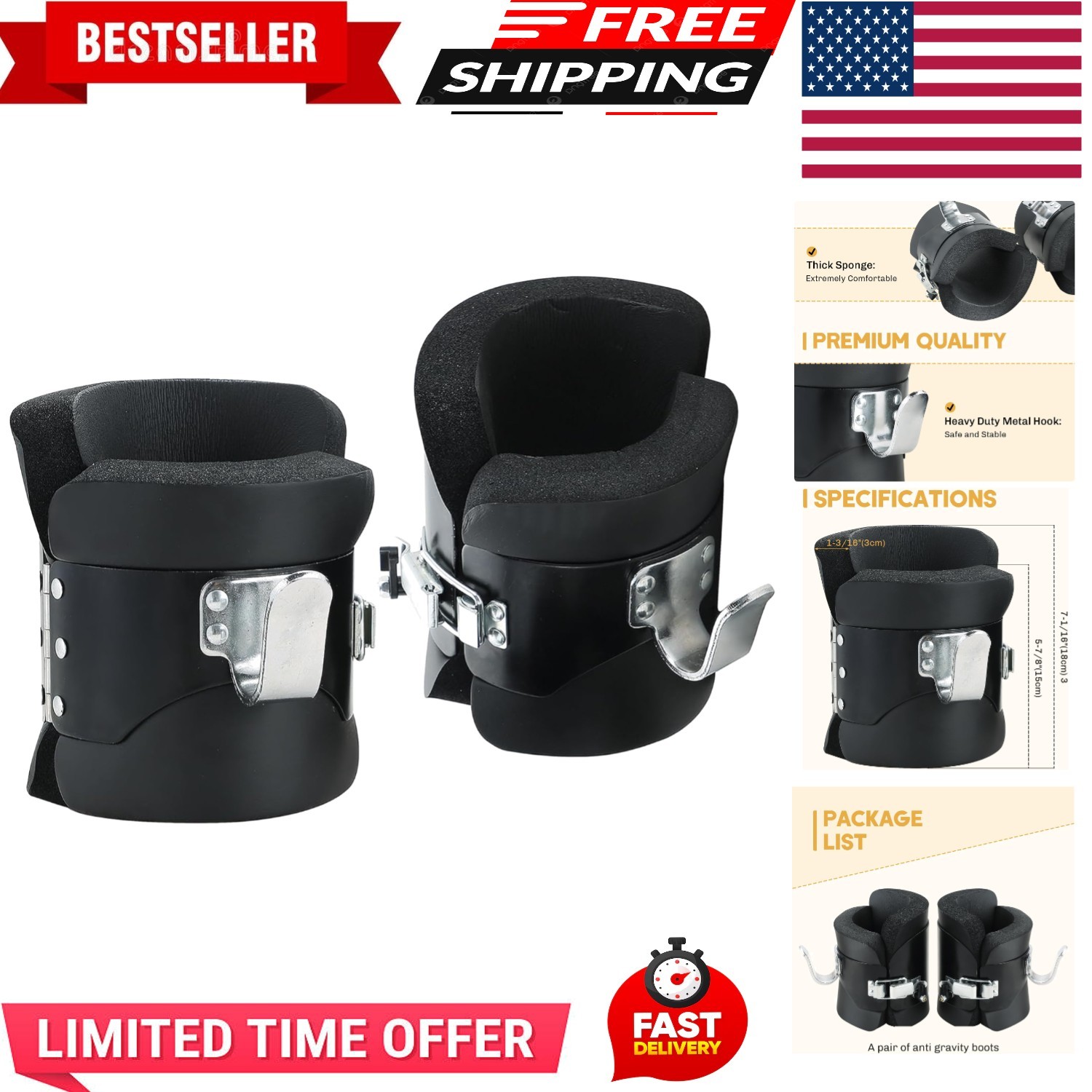 Anti Gravity Boots Inversion Hang up Boots | Inversion Boots Gravity Compression