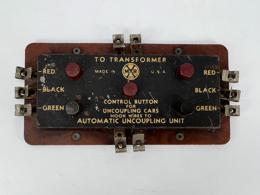Marx Control Panel Automatic Uncoupler Untested Poor Condition