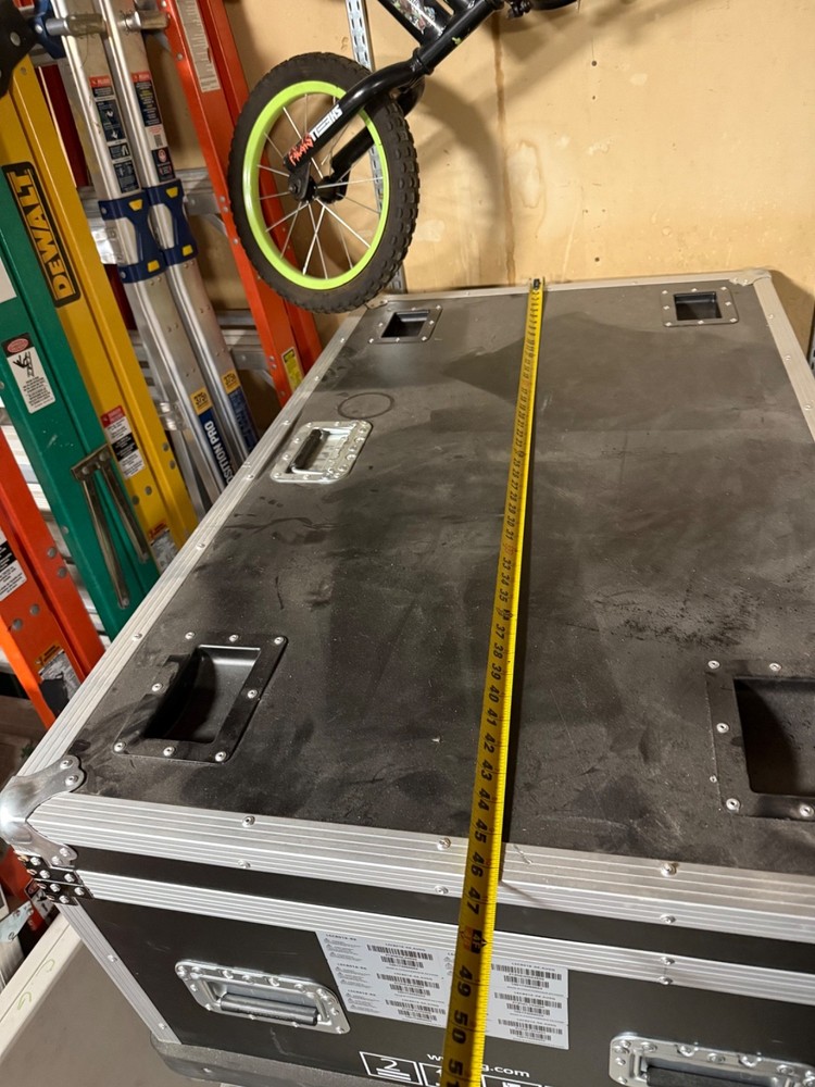 LG ATA Utility Road Case with Casters/Wheels