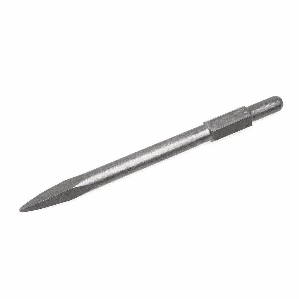 Premium Quality Point Chisel Bit 1-1/8" Hex Shank for Demolition Jack Hammer 1pc
