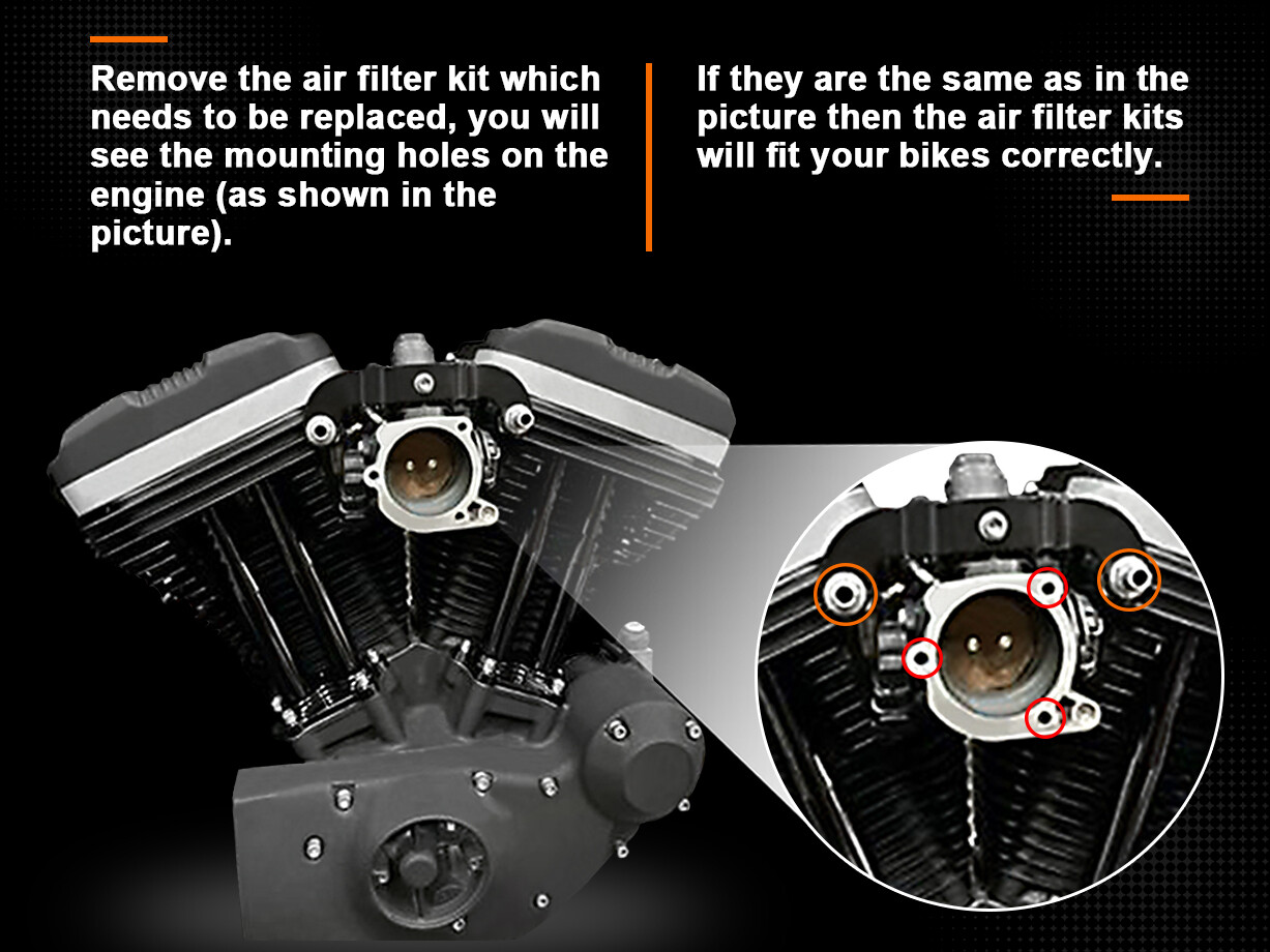 Cone Air Cleaner For Harley Big Twin Softail Fat Boy 99-15 Touring FLHX 00-07