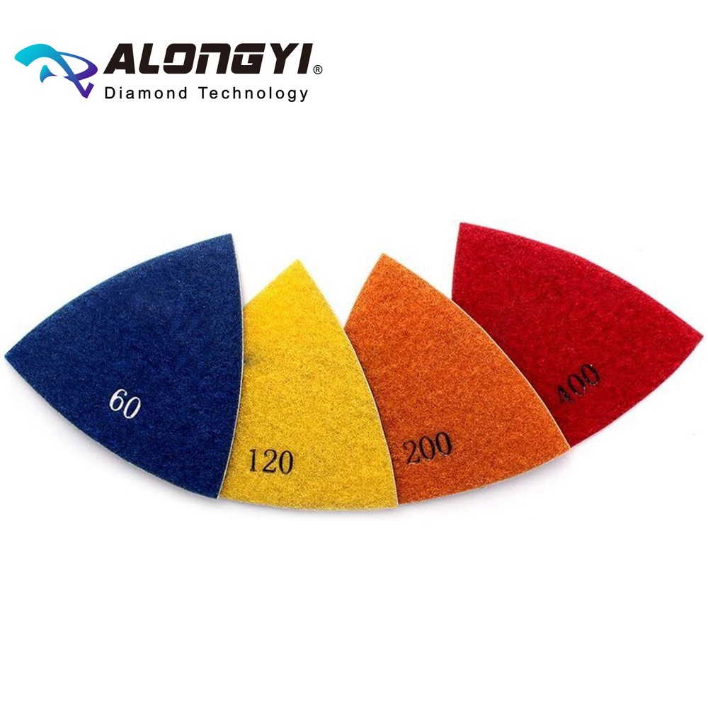 1PCS Diamond Triangular Sanding Pads for Oscillating Tools
