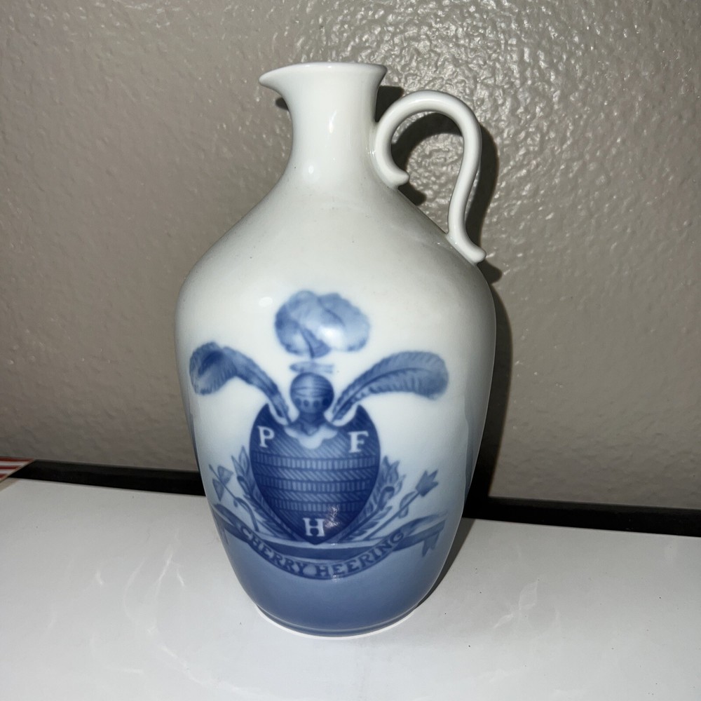 BING & GRONDAHL CHERRY HEERING FLASK Denmark  B & G