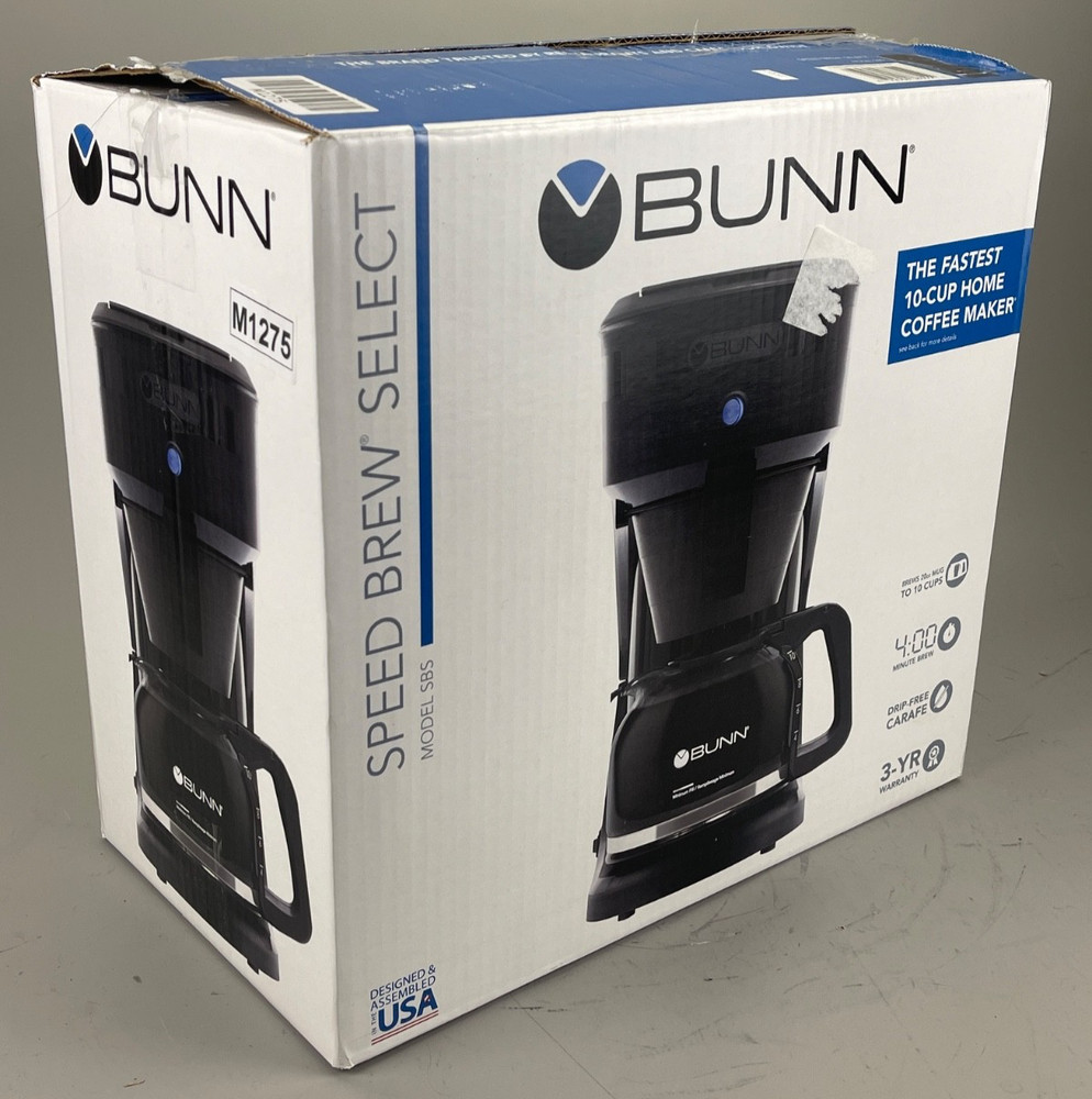 BUNN SBS Speed Brew Select Coffee Maker, Black, 10 Cup