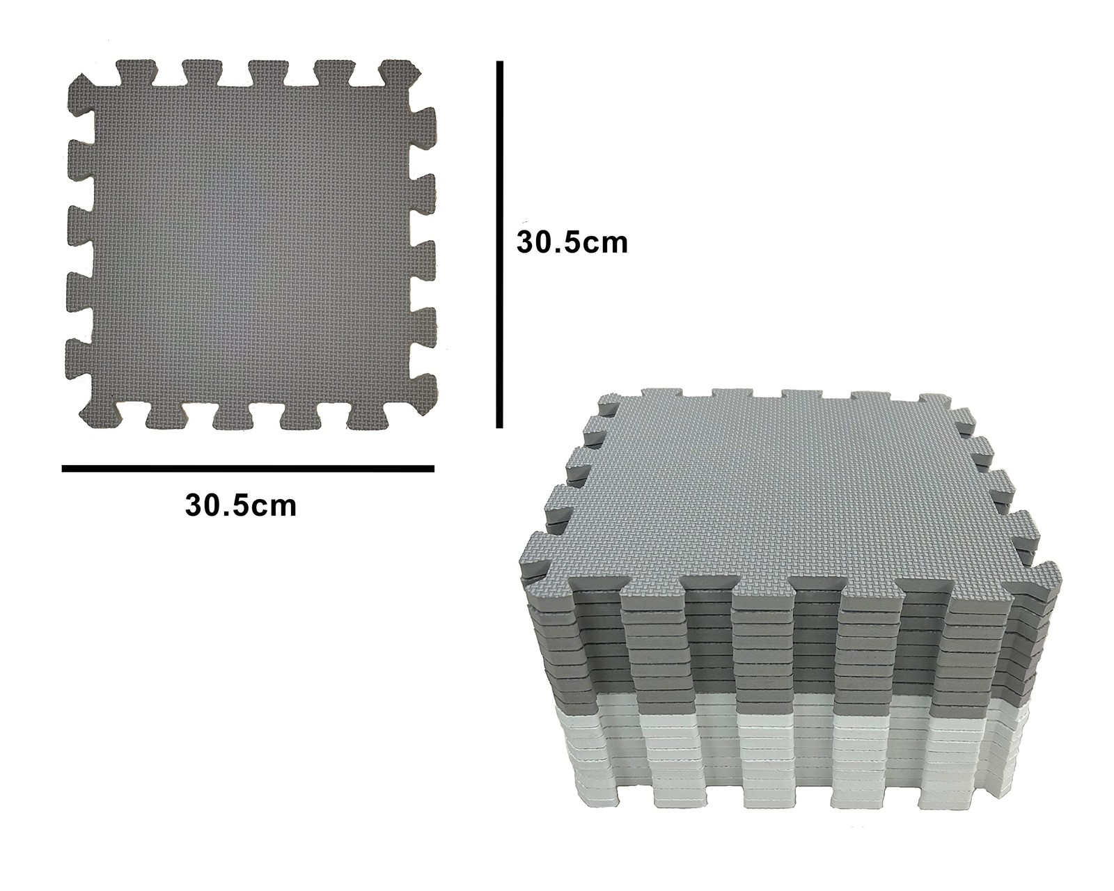 18 Pieces Foam Play Mat, Interlocking Playmat Tiles, Foam Floor Mat Tiles, Pu...