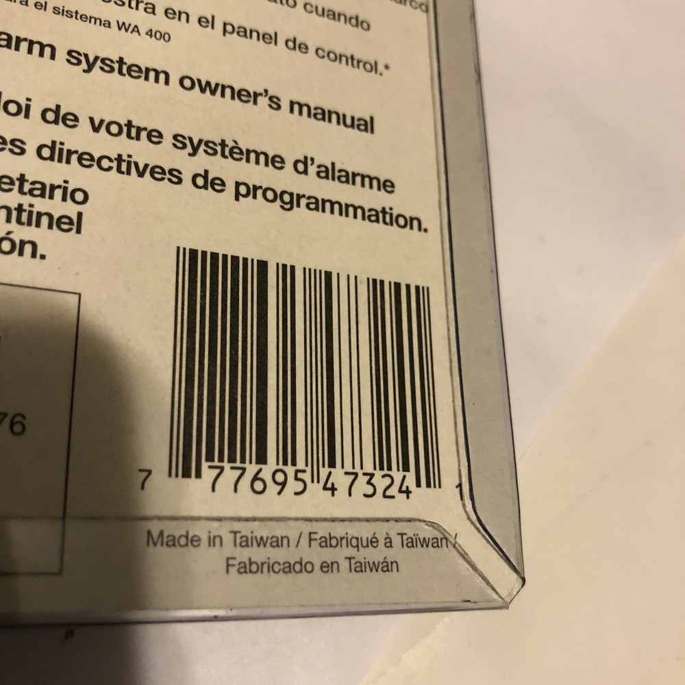 Home Sentinel Door/Window Sensor - DT4 @E