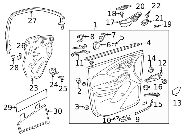 Genuine GM Bracket 23269719