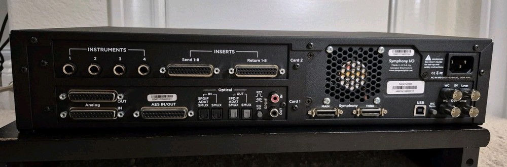 Apogee Symphony I/O Audio Interface w/2 Cards