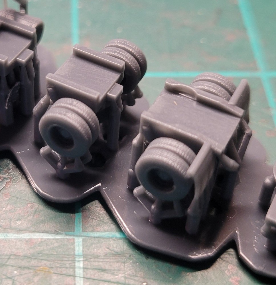 N Scale Semi Trailer Yard Mule 4 Pack - MODULAR DESIGN! READ DESCRIPTION!