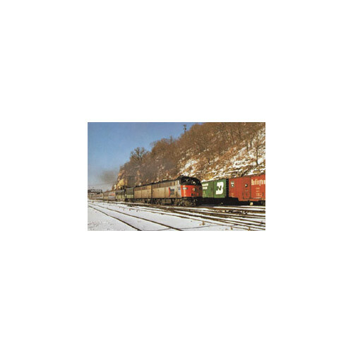 Amtrak E-9 Hiawatha JUMBO Postcard