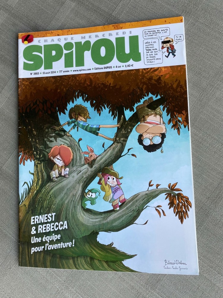 Spirou Weekly No. 3983 2014 In Excellent Condition