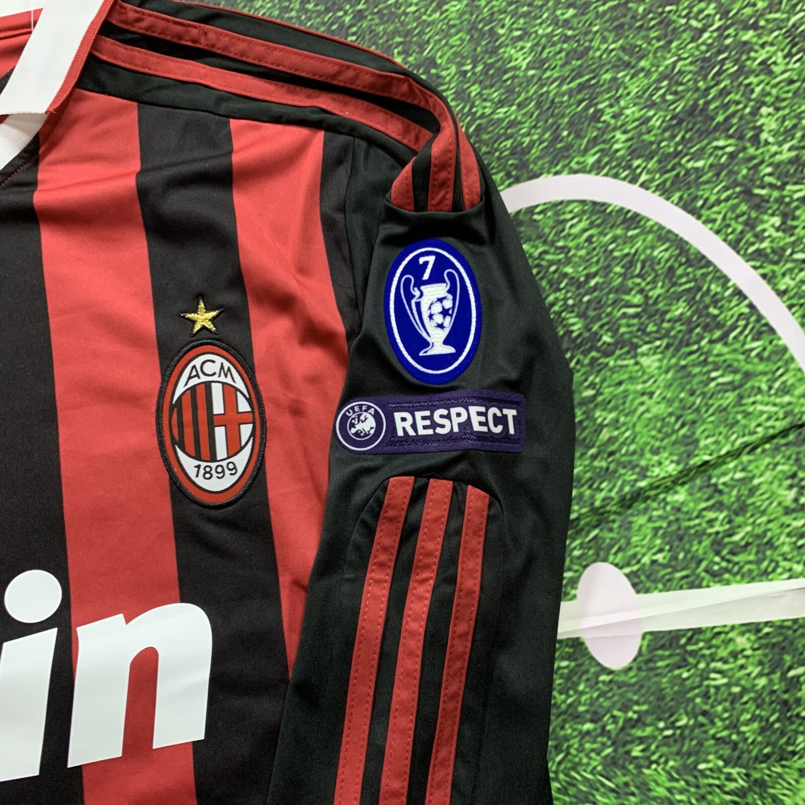 Pirlo AC Milan 2009/2010 Long Sleeve Jersey - Retro Jersey - Mens Sizes